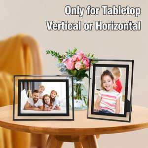 Lấp lánh bạc long lanh pha lê khung ảnh sáng tạo Glass Wedding <span class=keywords><strong>Frames</strong></span> Đối với trang chủ gia đình Đảng sử dụng - Product Image 2