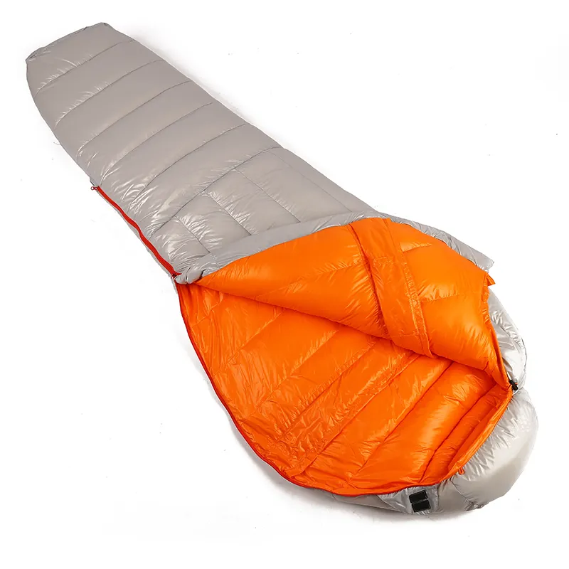 Factory Supply Travelling Lightweight Camping Goose Down Sleeping Bag for Hiking