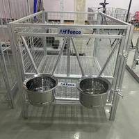 Petite étable pour veaux, abri pour bovins, cages pour animaux d'élevage, équipement agricole pour bétail