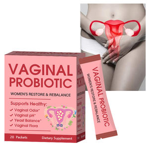 Venta caliente OEM Recuperación y regeneración de las mujeres Probióticos Vaginal Venta Salud Apoyo Equilibrio pH Probióticos Vagina - Product Image 1