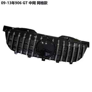 Pour <span class=keywords><strong>Mercedes</strong></span>-Benz <span class=keywords><strong>Sprinter</strong></span> 2009-2013, mise à niveau vers une calandre GT en maille, style entièrement noir, qualité d'usine - Product Image 2