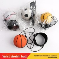 Balle élastique magique en plastique pour le poignet, balle de coordination œil-main à lancer à la main, pour l'entraînement et le fitness en extérieur des seniors