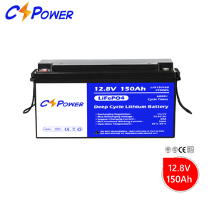 태양 광 발전/오프 그리드 시스템/홈 백업 LFP12V100 용 CSPower 12V 100Ah 딥 사이클 리튬 LiFePO4 배터리 - Product Image 2