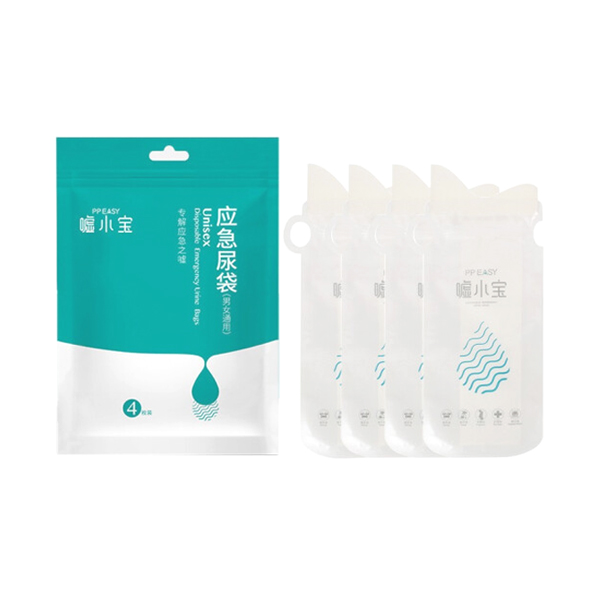 4 упаковки, аварийный Писсуар для детей и детей, одноразовый мочеприемник для мужчин и женщин, 700 мл, портативный мочеприемник