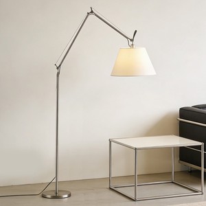 Lámpara de pared con brazo oscilante Tolomeo, LED E27, pantalla de pergamino para comedor, dormitorio, estudio - Product Image 3