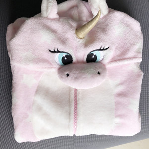 Combinaison à capuche personnalisée pour enfants, douce, 100% polyester, <span class=keywords><strong>polaire</strong></span> respirante, <span class=keywords><strong>pyjama</strong></span> mignon pour enfants, chemise de nuit pour filles, <span class=keywords><strong>pyjama</strong></span> d'automne pour la maison - Product Image 2