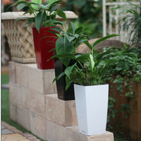 Mini pot de fleurs carré pour décor de cuisine, pot pour arrosage automatique de lechuza, vente exceptionnelle