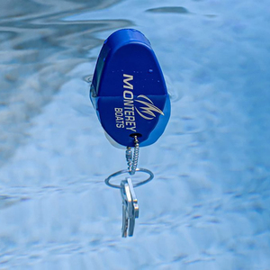 Op maat gemaakte logo lichte ovale sleutelhouder van EVA-foam voor boten, drijvende sleutelhanger voor buitensporten - Product Image 6