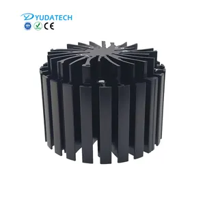 कस्टम दौर extruded heatsink के एल्यूमीनियम heatsink सूरजमुखी का नेतृत्व किया