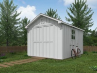 Cabane Modulaire Préfabriquée Portable Isolée Imperméable et Mobile Shed Tiny House WooWild |   Maison mobile intelligente à énergie solaire en HDPE