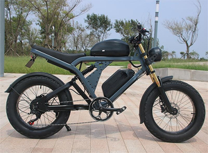 Vélo de montagne électrique à suspension intégrale 2023, nouvelle version, 41AH 48V 52V, longue autonomie, double batterie, double moteur 1500W, pour adultes - Product Image 3
