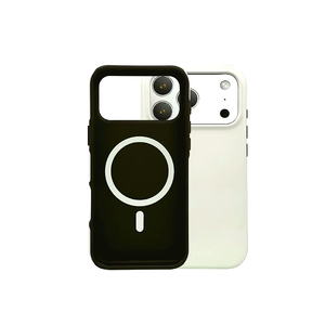 Custodia per telefono personalizzabile fai-da-te per sublimazione, magnetica, <span class=keywords><strong>con</strong></span> ricarica wireless, cerniera in lega di zinco, cavalletto e protezione antiurto - Product Image 2