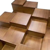 Diffuseur acoustique de plafond en bois massif OUYUAN, ignifuge, imperméable, écologique, moderne, pour salon, cuisine, salle de bain, studio