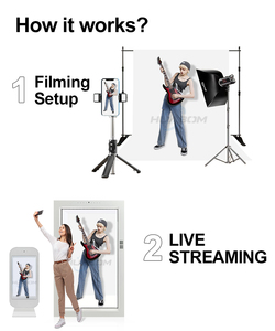 55 inch trong nhà 3D Hologram video tương tác Holographic màn hình cảm ứng hộp LCD trong suốt holobox hiển thị tủ trưng bày - Product Image 2