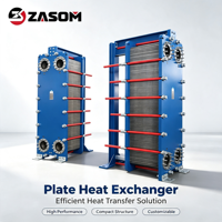 Peralatan Penukar Panas Pelat Lepas Pasang Baru dari Baja Tahan Karat untuk Industri, Sistem Pendingin dan Pemanas Mesin HVAC