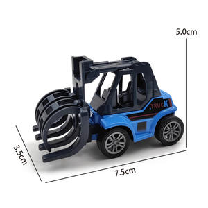 Nouveau 7.5cm enfants petit modèle de camion en alliage de recul jouet à Friction véhicule moulé sous pression pelle à saisir pour cadeaux promotionnels - Product Image 5