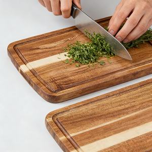 <span class=keywords><strong>Tabla</strong></span> <span class=keywords><strong>de</strong></span> <span class=keywords><strong>Cortar</strong></span> <span class=keywords><strong>de</strong></span> Madera <span class=keywords><strong>de</strong></span> Acacia <span class=keywords><strong>con</strong></span> Vetas en Relieve <span class=keywords><strong>para</strong></span> Cocina <span class=keywords><strong>con</strong></span> Ranura <span class=keywords><strong>para</strong></span> Jugos, Perfecta <span class=keywords><strong>para</strong></span> Uso Diario Compacto - Product Image 1