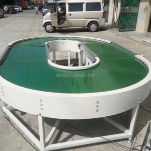 Restoran gıda dükkanı 180 ev kullanımı için özelleştirilmiş üretim tesisi derece dairesel kavisli bant konveyör montaj hattı - Product Image 5