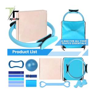 Set Kit Essenziale per <span class=keywords><strong>Pilates</strong></span> TT Sports 13 in 1 con Palla da Yoga, Fascia di Resistenza, Cerchio per <span class=keywords><strong>Pilates</strong></span>, Calzini da Yoga e Accessori Fitness - Product Image 6