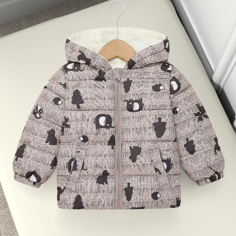 Chaqueta de lluvia de concha suave para niños y niñas, trajes cálidos de otoño e invierno, chaqueta y pantalones de lluvia personalizados para bebés