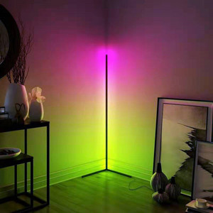 Müzik oyunları için Modern RGBIC LED zemin lambası oturma odası ve masa kullanımı için <span class=keywords><strong>Bluetooth</strong></span> App ve uzaktan kumanda beyaz renk sıcaklığı - Product Image 5