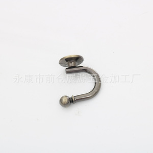 Retro Style Zinc Alloy Wall <b>Hook</b> Round Shape <b>Bathroom</b> Coat And Cap Holder Wall Mounted Type Style 1 - Product Image 4