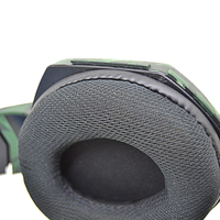 Casque de jeu stéréo, casque de jeu compétitif avec microphone, prise jack 3,5 mm, casque filaire supra-auriculaire