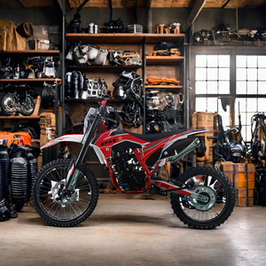Moto tout-terrain 4 temps avec pneus 21''/18'' pour adultes, démarrage facile - Product Image 6