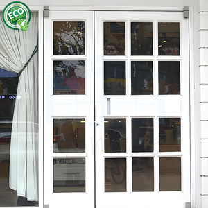 Puerta de Vidrio Resistente al Fuego Estándar EN de 0.5-2 Horas con Superficie Acabada para Apartamentos, Sótanos y Hoteles - Product Image 4