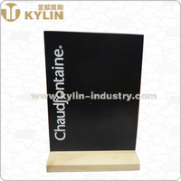 Support de table en bois taille A6 support de menu avec craie