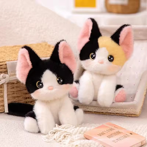 Peluche de chat Devon <span class=keywords><strong>Rex</strong></span> en gros avec rembourrage en coton PP et motif brodé – Doudou pour cadeaux d'enfants - Product Image 3