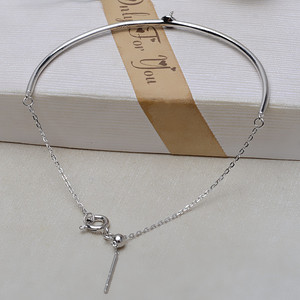 Handmade DIY 6-8 Semi Circle <b>Bracelet</b> 925 Silver <b>Adjustable</b> Features Luxury 14k <b>Gold</b> European American Korean Version - Product Image 2