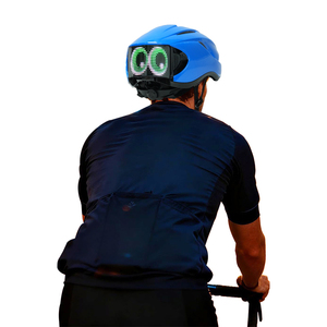 Safe Riding Helmet with Turn Signal <b>LED</b> <b>Light</b> Motorcycle Eyes Helmet Brake Flashing Warning Sign <b>LED</b> Waterproof Scooter Helmet - Product Image 2