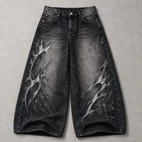 Celana Jogger Baggy Custom, Celana Olahraga Nylon Wide Leg, Celana Baggy Windbreaker Kasual Streetwear Desainer, Celana Baggy Wide Leg Pria