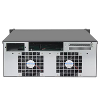 Casing Server Ultra Pendek Kedalaman 320mm 4U 12bay Hot Swap, Casing Komputer, Penyimpanan CCTV, Kompatibel ATX MATX ITX, Chassis Server