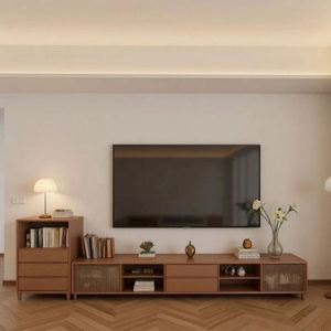 Modern Style Simple and Graceful <b>Wall</b> Mounted <b>TV</b> Cabinet Wooden Living Room Furniture <b>for</b> Home Use or Apartment - Product Image 4