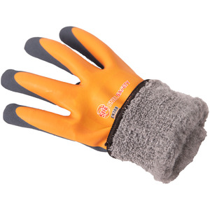 SNELL al por mayor guantes de trabajo al aire libre de invierno de doble capa de arena de látex completo con forro de acrílico guantes de trabajo de aislamiento térmico en frío - Product Image 3