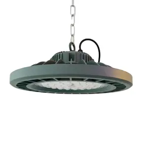 Ip65 Industriële Magazijnverlichting Winkel Hanger Highbay 130lm/W 4 In 1 Lens 100W 150W 200W 300W Ufo Magazijnverlichting