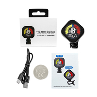 Accordeur automatique de guitare et de basse en plastique chromatique de haute qualité - Batterie au lithium durable - Accessoires de guitare
