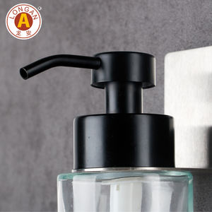 Salle de bain 300ML Hôtel Distributeur de <span class=keywords><strong>savon</strong></span> manuel Montage mural Bouteille de <span class=keywords><strong>savon</strong></span> shampooing Distributeur de gel douche avec support pour hôtel - Product Image 3