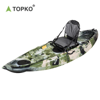 TOPKO — Kayak de pêche en plastique, uniforme professionnel, livraison directe depuis l'usine, unique, 2020