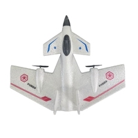 CQZNRC 2.4G Mini avion RC en mousse EPP, Jet F1 Future Fighter pour vol extérieur, portée 120m, presque prêt à voler, 10min de temps de vol