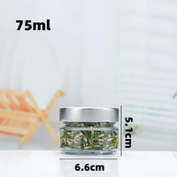 Glazen jam pot met schroefdeksel, 3oz honing glazen fles, verdikte metalen deksel voor het bewaren van augurken, diverse maten 280ml 380ml