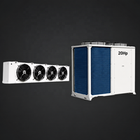 Unidad de Condensación IoT de 10-25 HP para Cámaras Frigoríficas, Unidad de Refrigeración para Cámaras Frigoríficas AHU, Procesamiento de Alimentos, Almacenamiento de Vegetales, Frutas y Carne