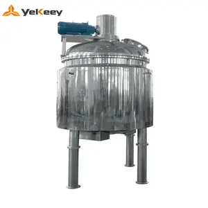 Yekeey Cuve de mélange gainée en acier inoxydable personnalisable 50L 100L 500 L