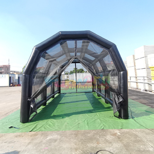 Structure gonflable interactive de baseball pour extérieur, de qualité professionnelle, avec tunnel de frappe et arène de lancer, pour fêtes foraines - Product Image 3