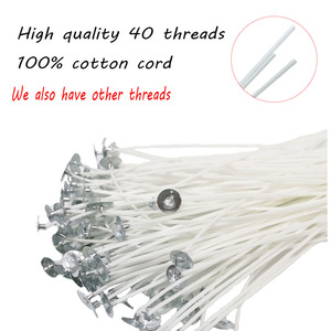 15cm 100 pièces blanc étroitement tissé bougie <span class=keywords><strong>lampe</strong></span> <span class=keywords><strong>à</strong></span> huile <span class=keywords><strong>mèche</strong></span> noyau fil <span class=keywords><strong>pour</strong></span> petite bougie entreprise - Product Image 6