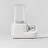 Robot culinaire électrique pour bébé avec écran numérique et contrôle de la température, design en plastique blanc, sans BPA