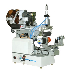 MT-60 полуавтоматическая пневматическая плоская Этикетировочная машина для картонных коробок, стеклянные металлические банки, квадратные бутылки, бумага для печати на дате, деревянный мотор - Product Image 4