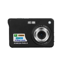 NUEVA Cámara Digital para Niños con Diseño Vintage, 1080p, 48 MP, Pantalla de 2.7 Pulgadas, Sensor CMOS, Zoom 16x, Selfie y Video